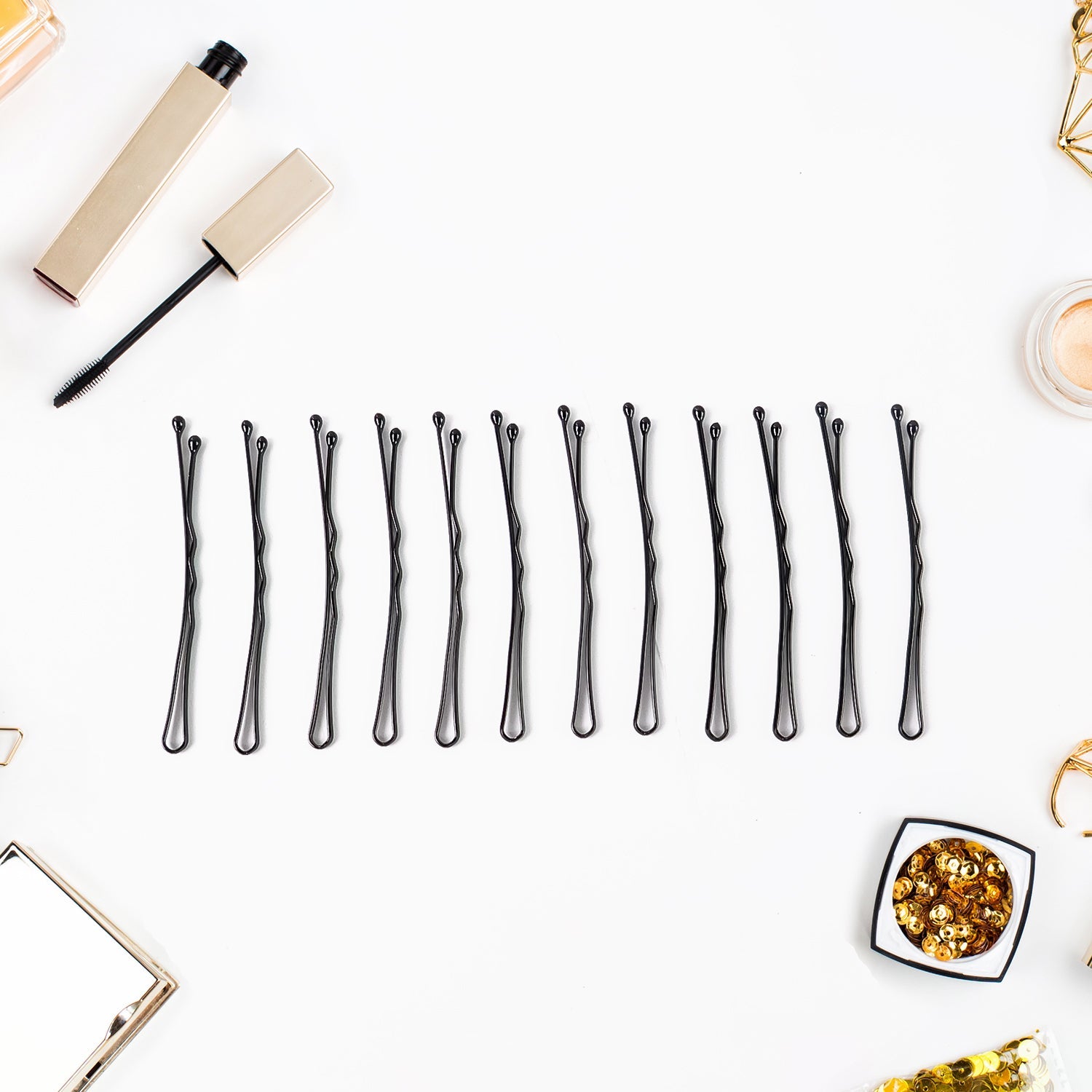 Premium Hair Bobby Pins Set 12pc Premium Hair Bobby Pins Set 12pc